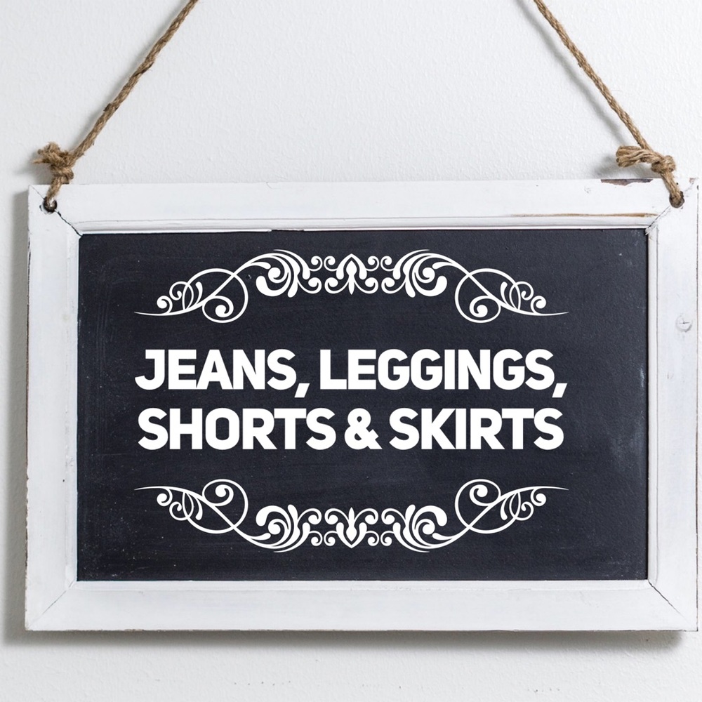 Jeans, Leggings, Shorts & Skirts